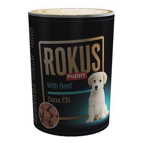 Rokus Dana Etli Konserve Yavru Köpek Maması 1 Adet 410 Gr