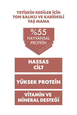 Pro Performance Ultra Premium Ton Balıklı ve Karidesli Yetişkin Konserve Kedi Maması 1 Adet 400 Gr