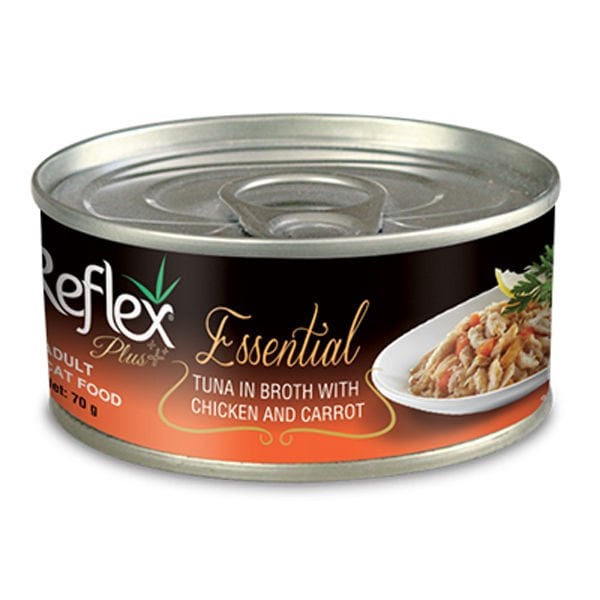 Reflex Plus Ton Balık Tavuklu Yetişkin Konserve Kedi Maması 1 Adet 70 Gr