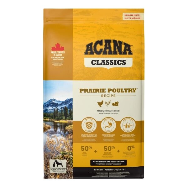 Acana Classics Düşük Tahıllı Tavuklu ve Sebzeli Yetişkin Köpek Maması 9.7 Kg