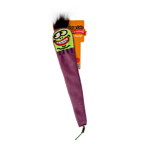 PetzzCats Crazy Matatabili ve Çıngırak Sesli Peluş Kedi Oyuncağı Pembe 36x6 Cm