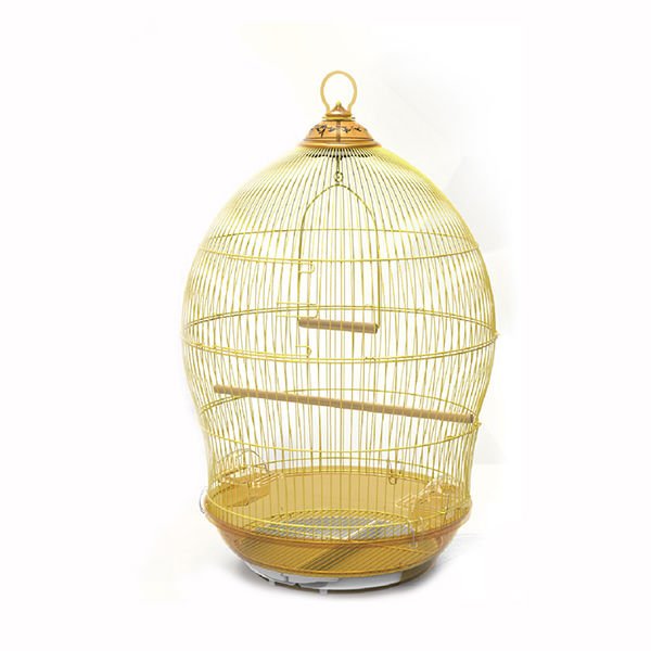 Dayang Kubbe Kuş Kafesi Pirinç 48.5x48.5x76 Cm