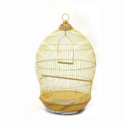 Dayang Kubbe Kuş Kafesi Pirinç 48.5x48.5x76 Cm