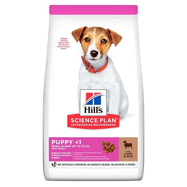 Hills Puppy Small  Mini Kuzu Etli Küçük Irk Yavru Köpek Maması 1+500 Gr Hediyeli
