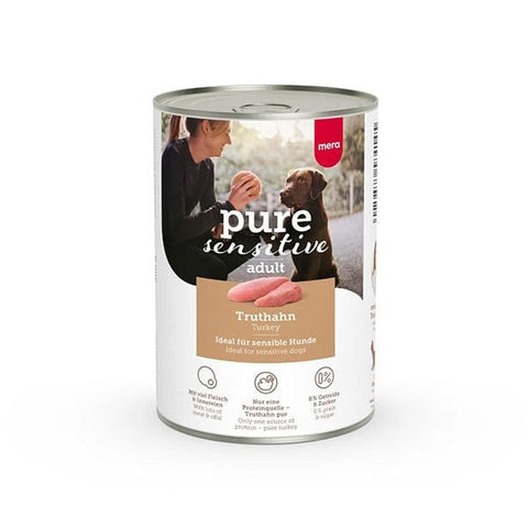 Mera Pure Sensitive Adult Hindili Yetişkin Köpek Konservesi 1 Adet 400 Gr