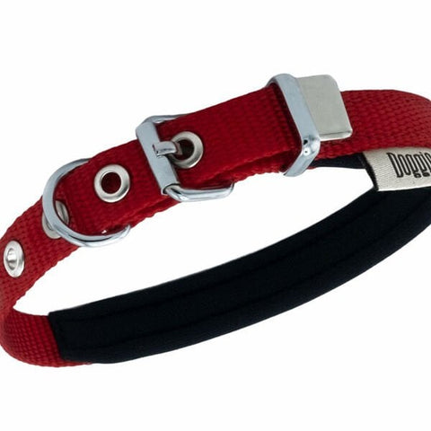 Doggie Comfort Dokuma Köpek Boyun Tasması Small Kırmızı 1.5x25-30 Cm