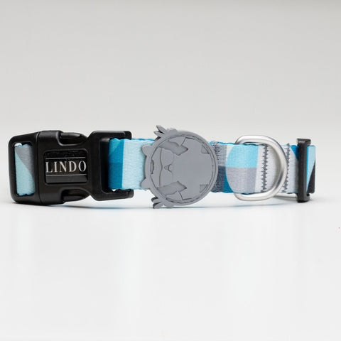 Lindo Dogs Breeze Köpek Boyun Tasması Beyaz/Mavi Medium