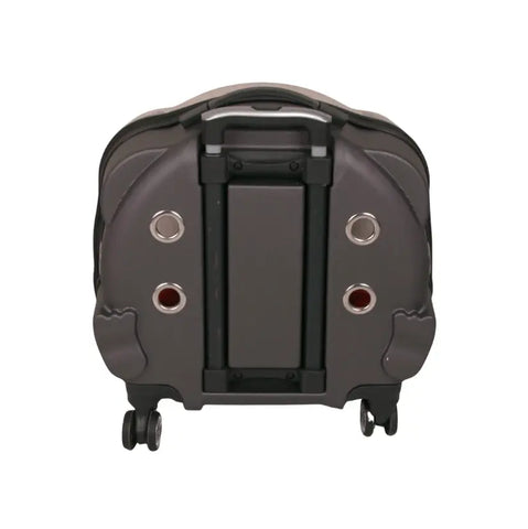 Lepus Wheel Bag Tekerlekli Kedi ve Köpek Taşıma Çantası Siyah 42x44x23 Cm