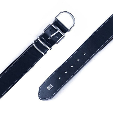 Doggie Dayanıklı Deri Köpek Boyun Tasması Large Siyah 5x60-70 Cm