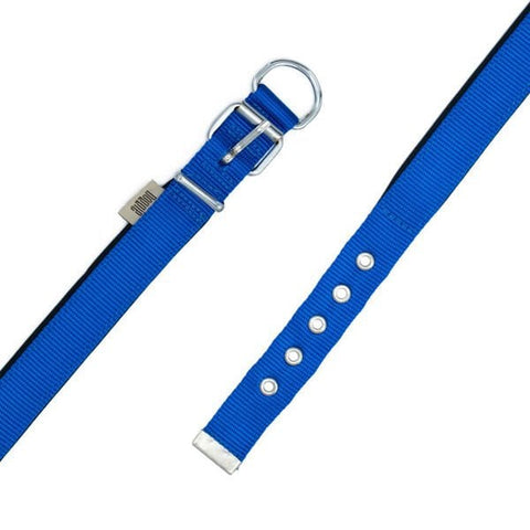 Doggie Comfort Dokuma Köpek Boyun Tasması Medium Mavi 2.5x37-45 Cm