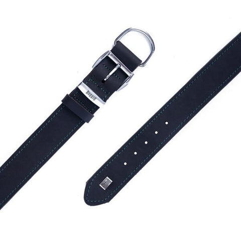 Doggie Yağlı Deri Köpek Boyun Tasması Large Kahverengi 3.5x52-60 Cm