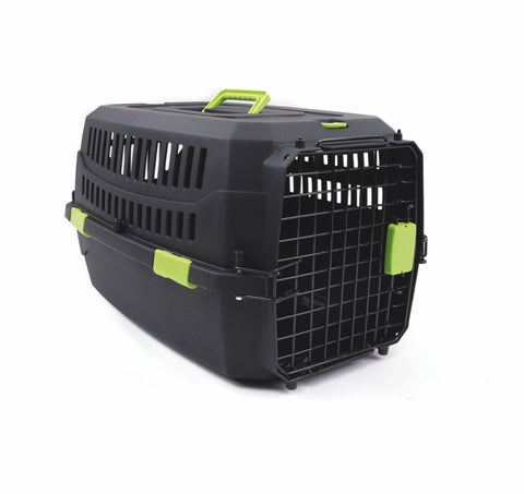 M-Pets Eco Viaggio Carrier Lata Kedi ve Küçük Irk Köpek Taşıma Çantası 58.4x38.7x33 Cm Siyah Small