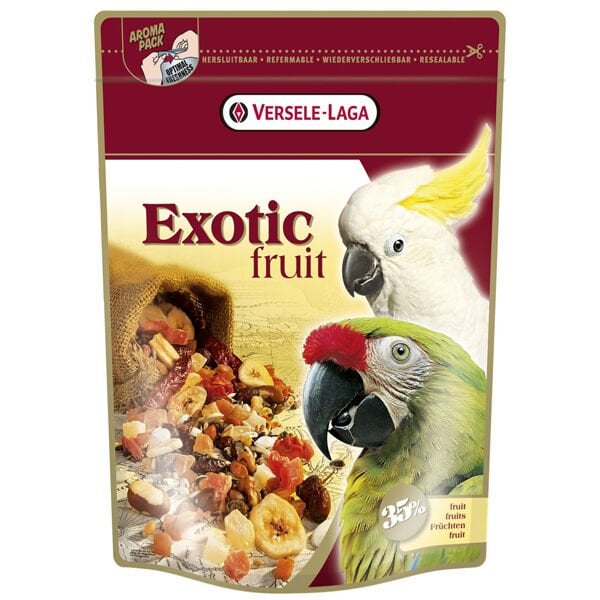 Versele Laga Exotic Fruit Kuru Meyve ve Tahıl Karışımlı Papağan Yemi 600 Gr
