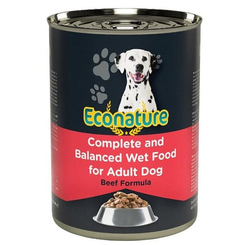 Econature Sığır Etli Yetişkin Köpek Konservesi 1 Adet 400 Gr