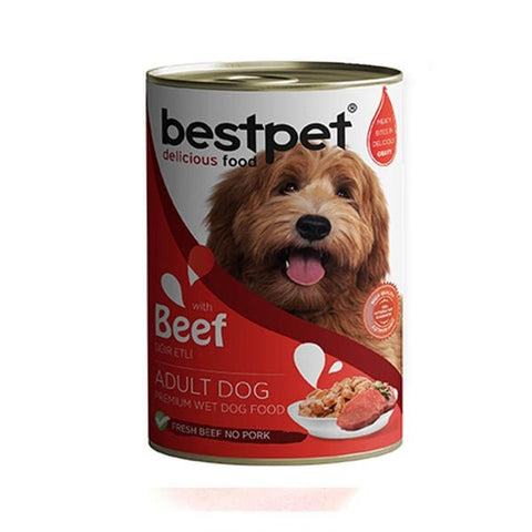 Bestpet Sığır Etli Jöleli Yetişkin Köpek Konservesi 1 Adet 400 Gr