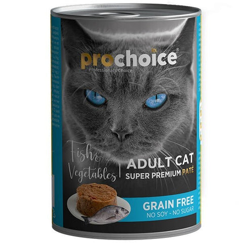 Pro Choice Adult Balık ve Sebzeli Yetişkin Konserve Kedi Maması 1 Adet 400 Gr