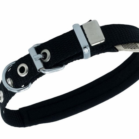 Doggie Comfort Dokuma Köpek Boyun Tasması Medium Siyah 1.5x25-30 Cm