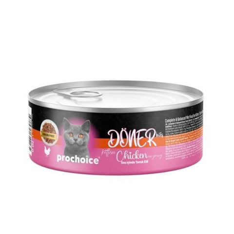 Prochoice Döner Bites Sos İçinde Tavuklu Yavru Konserve Kedi Maması 70 Gr 1 Adet