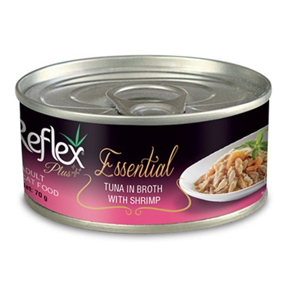 Reflex Plus Ton Balık ve Karidesli Yetişkin Konserve Kedi Maması 1 Adet 70 Gr