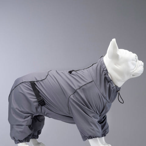 Lindo Dogs Quattro Void Köpek Yağmurluğu Gri Beden 4