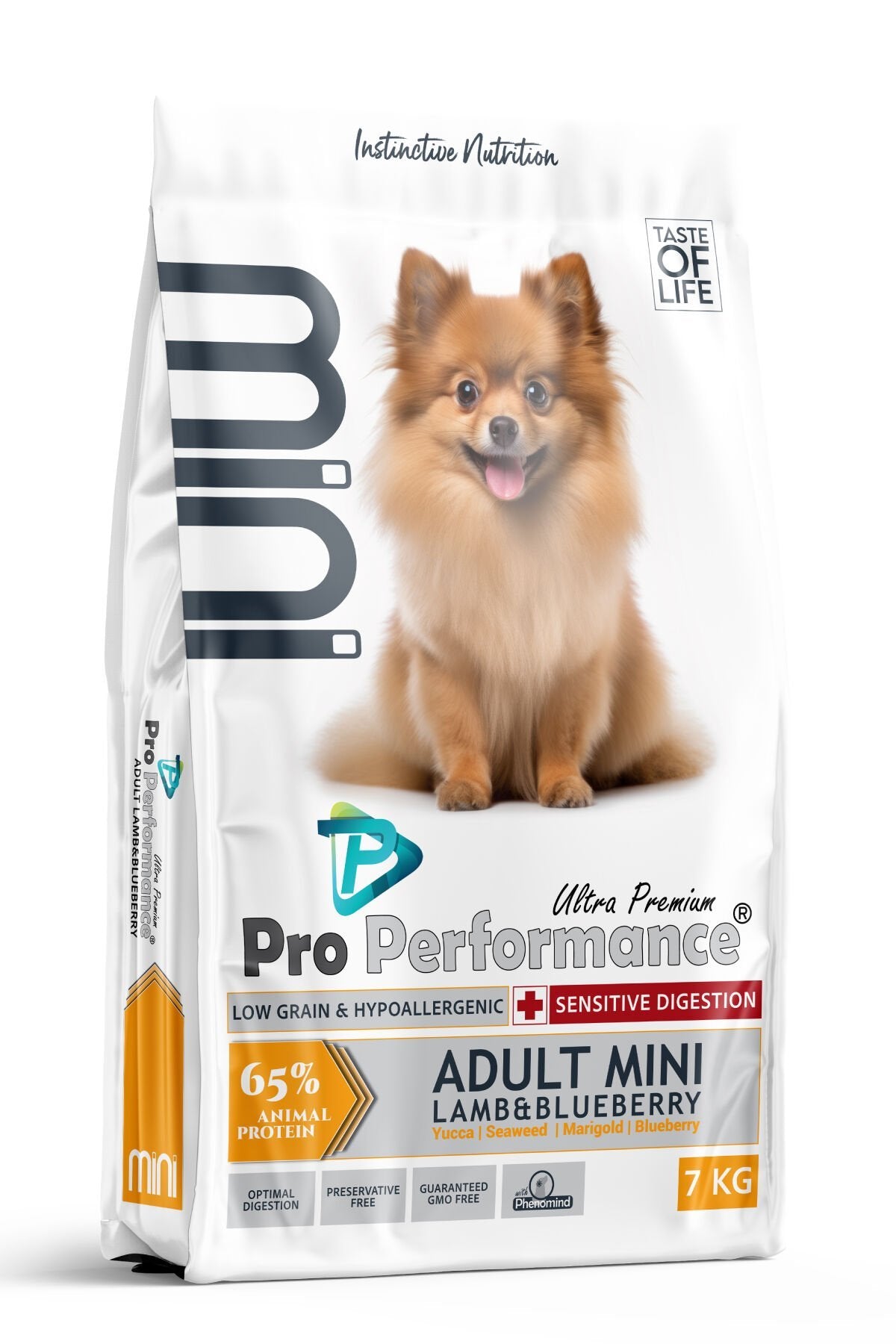Pro Performance Kuzu Etli ve Yaban Mersinli Mini Irk Yetişkin Köpek Maması 7 Kg