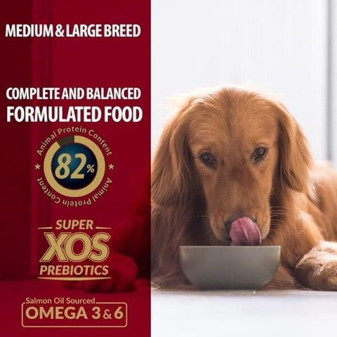 Reflex Plus Kuzulu Orta ve Büyük Irk Yetişkin Köpek Maması 3 Kg