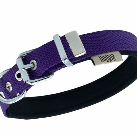 Doggie Comfort Dokuma Köpek Boyun Tasması Medium Mor 2x20-35 Cm