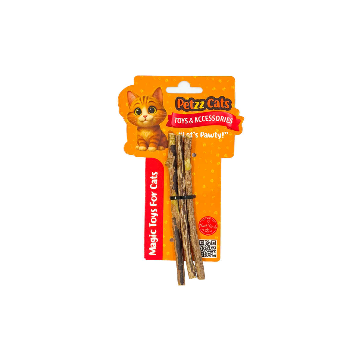 PetzzCats Dental Stick Doğal Matatabili Kedi Oyuncağı Small 0,5-07x12 Cm