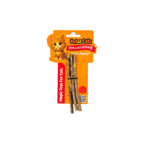 PetzzCats Dental Stick Doğal Matatabili Kedi Oyuncağı Small 0,5-07x12 Cm
