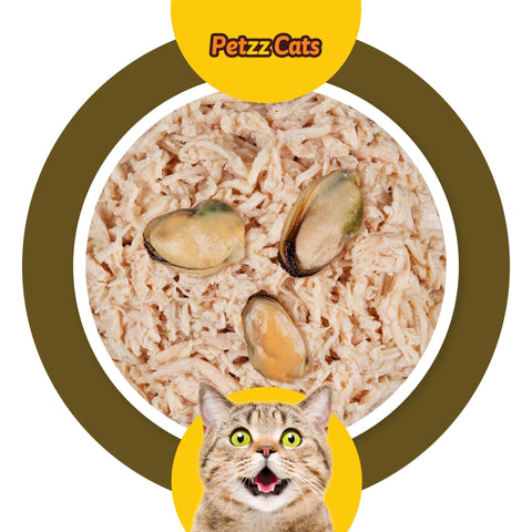 PetzzCats Tavuk  Midye Konserve Kedi Maması 1 Adet 70 Gr