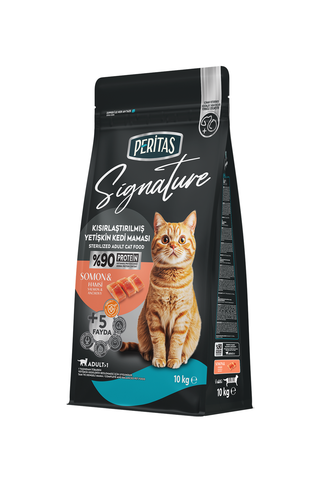 Signature Somonlu Kısırlaştırılmış Yetişkin Kedi Maması 10 Kg