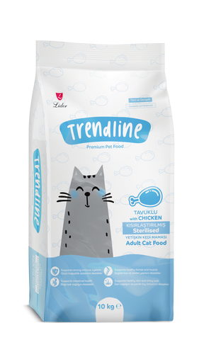 Trendline Adult Tavuklu Kısırlaştırılmış Kedi Maması 10 Kg