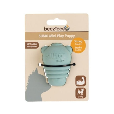Beeztees Sumo Mini Dental Kauçuk Yavru Köpek Oyuncağı Xsmall Yeşil 7 Cm