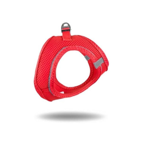 Tailpetz Air Mesh Harness Köpek Göğüs Tasması Xxxsmall Neon Kırmızı 20-24x24-28 Cm