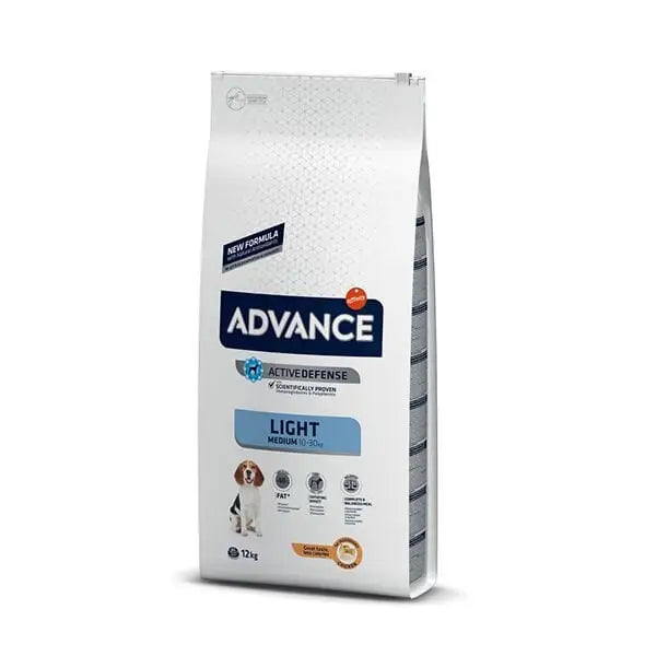 Advance Light Medium Tavuklu Orta Irk Diyet Köpek Maması 12 Kg