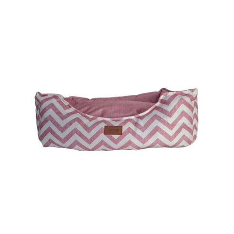 Lepus Soft Kedi ve Köpek Yatağı Beyaz/Pembe Small 54x43x14 Cm