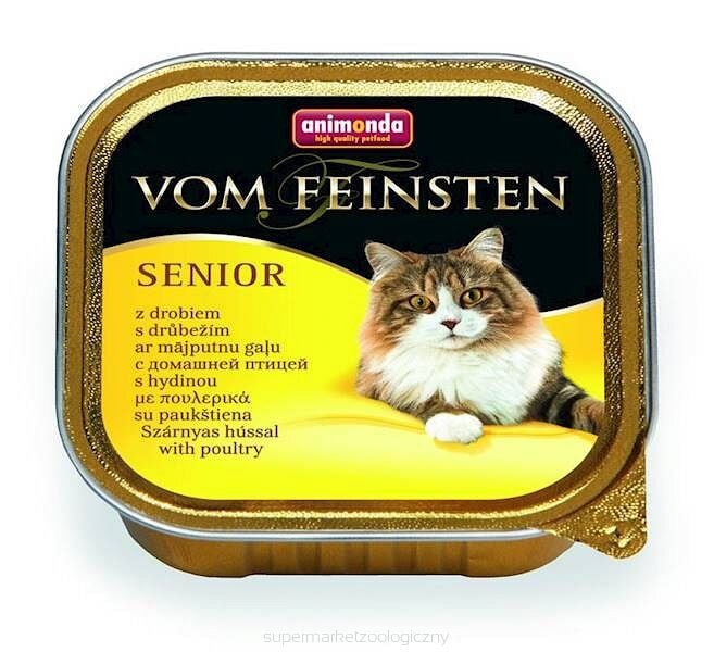 Animonda Vom Feinsten Senior Kümes Hayvanlı Yaşlı Konserve Kedi Maması 1 Adet 100 Gr