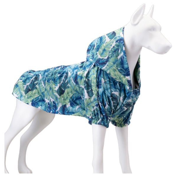 Lindo Dogs Aqua Kapüşonlu Su Geçirmez Köpek Yağmurluğu Mavi Beden 1