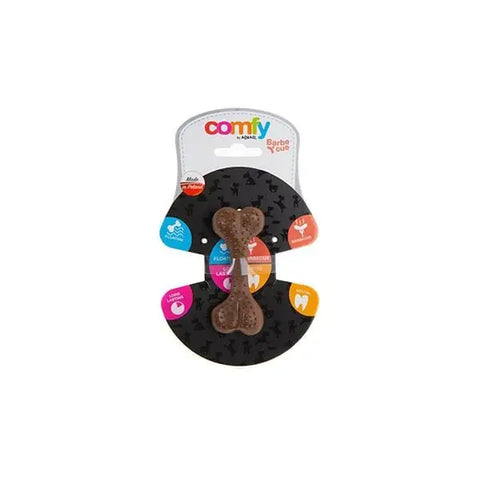 Aquael Comfy Dental Barbekülü Köpek Kemik Oyuncağı Kahverengi 16.5 Cm