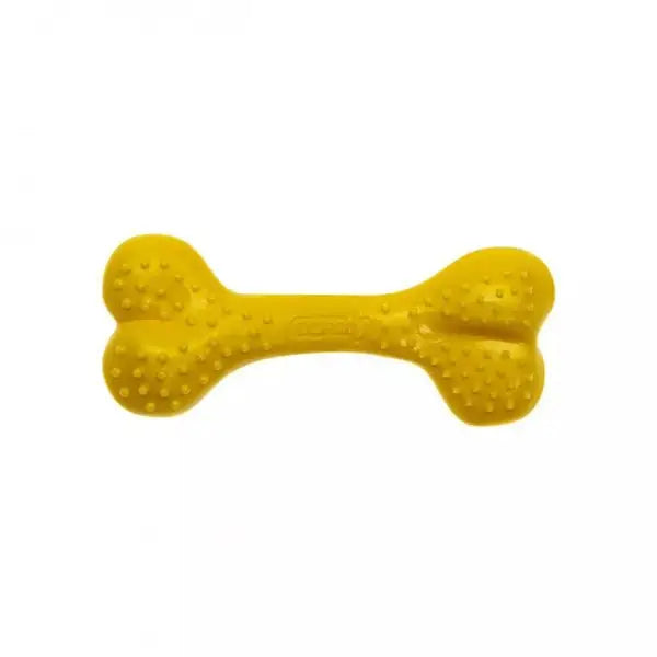 Aquael Comfy Toy Kemik şeklinde Ananas Aromalı Köpek Oyuncağı Sarı 12.5 Cm