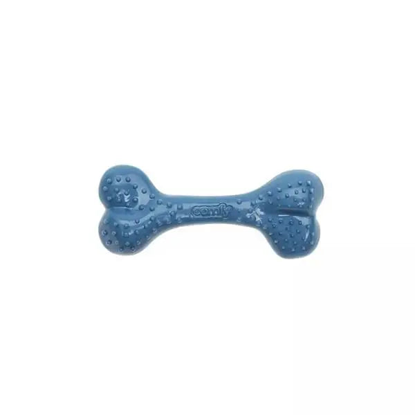 Aquael Comfy Toy Kemik şeklinde Yaban Mersini Aromalı Köpek Oyuncağı Mavi 8.5 Cm