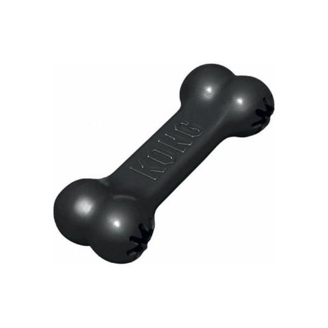 Kong Kemik Şeklinde Kauçuk Köpek Oyuncağı Large 21 Cm Siyah