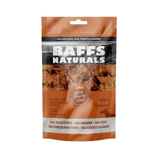 Baffs Naturals Kuzu Ciğer Köpek Eğitim ödül Maması 100 Gr