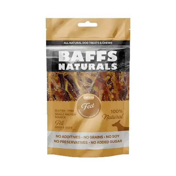 Baffs Naturals Tavuk Ayak Köpek ödül Maması 100 Gr