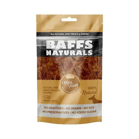 Baffs Naturals Tavuk Mini ödül Köpek Maması 100 Gr