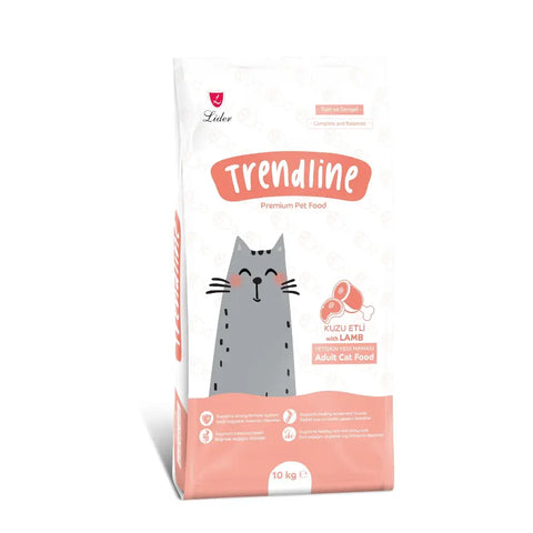 Trendline Adult Kuzu Etli Yetişkin Kedi Maması 10 Kg