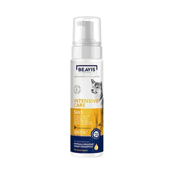 Beavis İntensive Care 5 In 1 Foam Natural Bal özlü Köpekler için Köpük şampuan 200 Ml