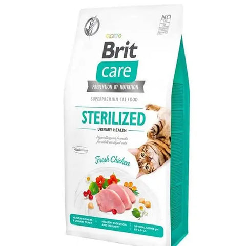 Brit Care Hipoalerjenik Sterilized Urinary Tahılsız Tavuklu Kısırlaştırılmış Kedi Maması 7 Kg