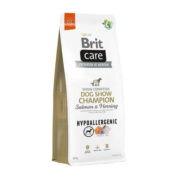 Brit Care Hypo-allergenic Champion Somonlu ve Ringa Balıklı Yetişkin Köpek Maması 12 Kg