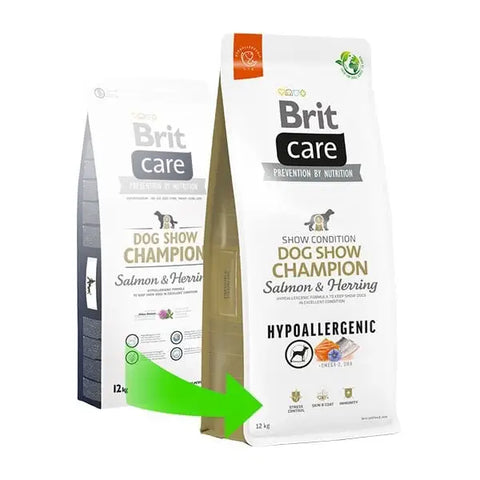 Brit Care Hypo-allergenic Champion Somonlu ve Ringa Balıklı Yetişkin Köpek Maması 12 Kg